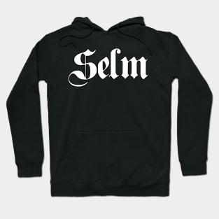 Selm written with gothic font Hoodie